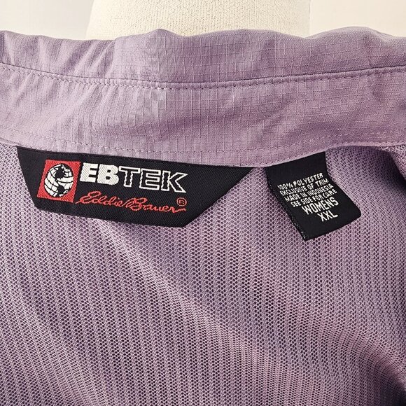 Eddie Bauer Light Purple EB TEK Button Down - Picture 2 of 4